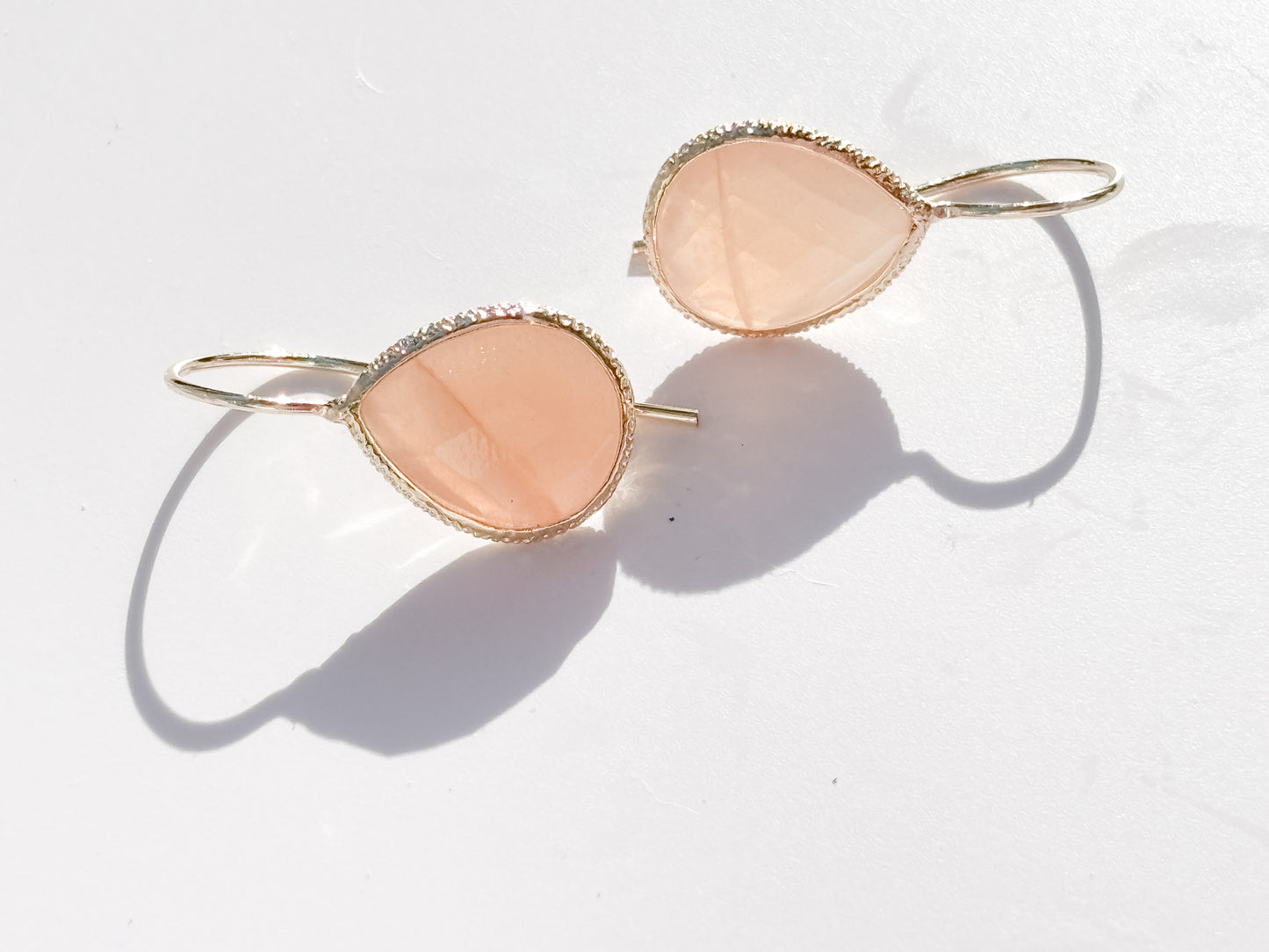 Sun Kissed Serenity Sunstone Earrings- Natural and Hypoallergenic Earrings