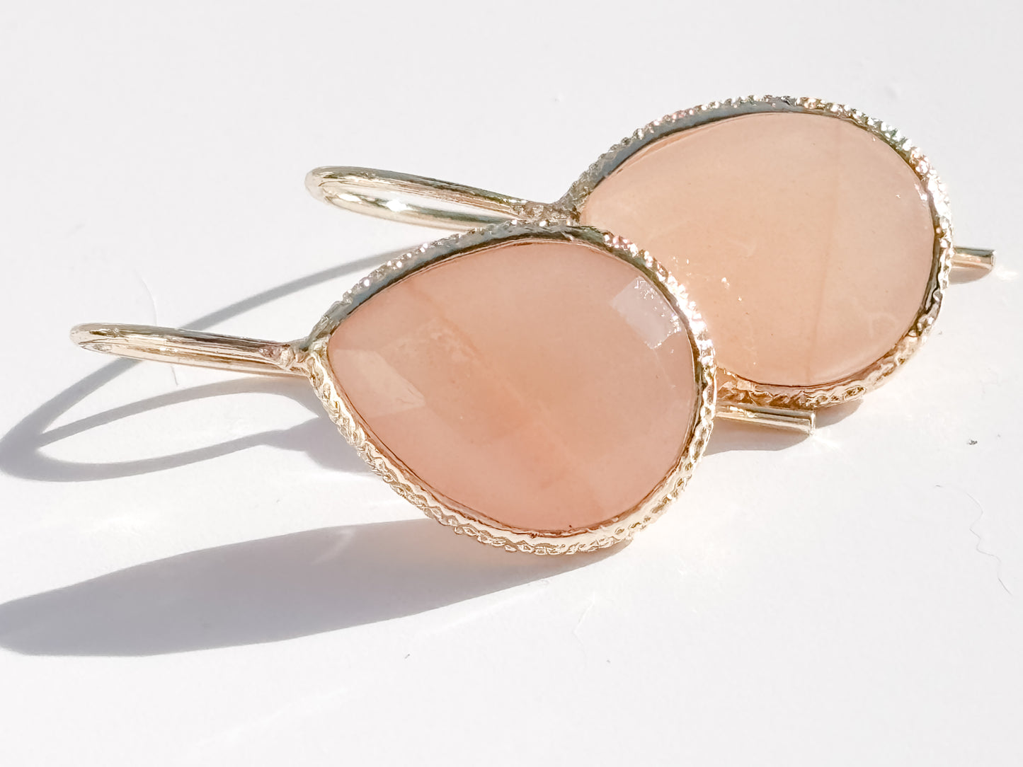Sun Kissed Serenity Sunstone Earrings- Natural and Hypoallergenic Earrings