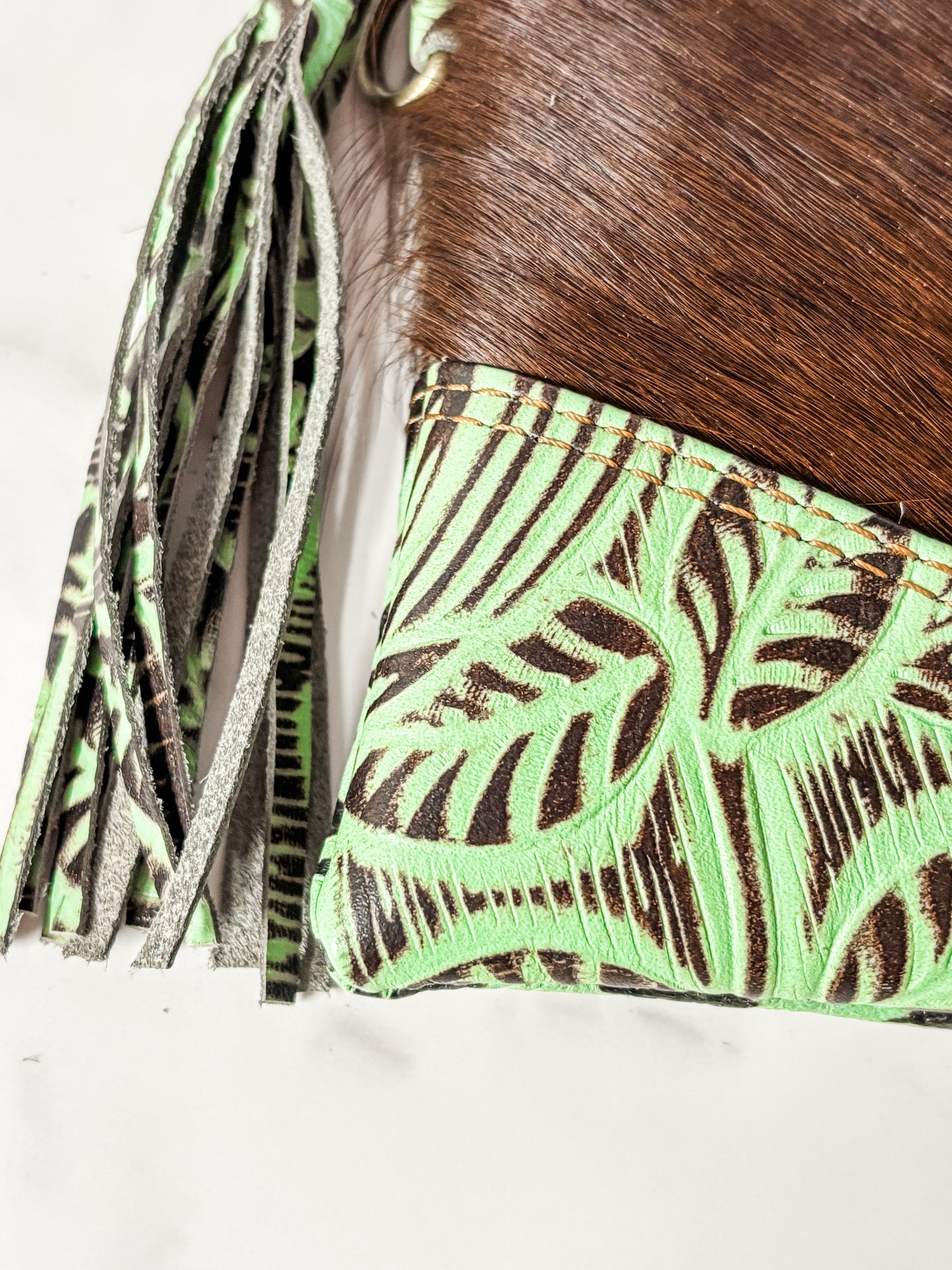 Ella Mint Wristlet