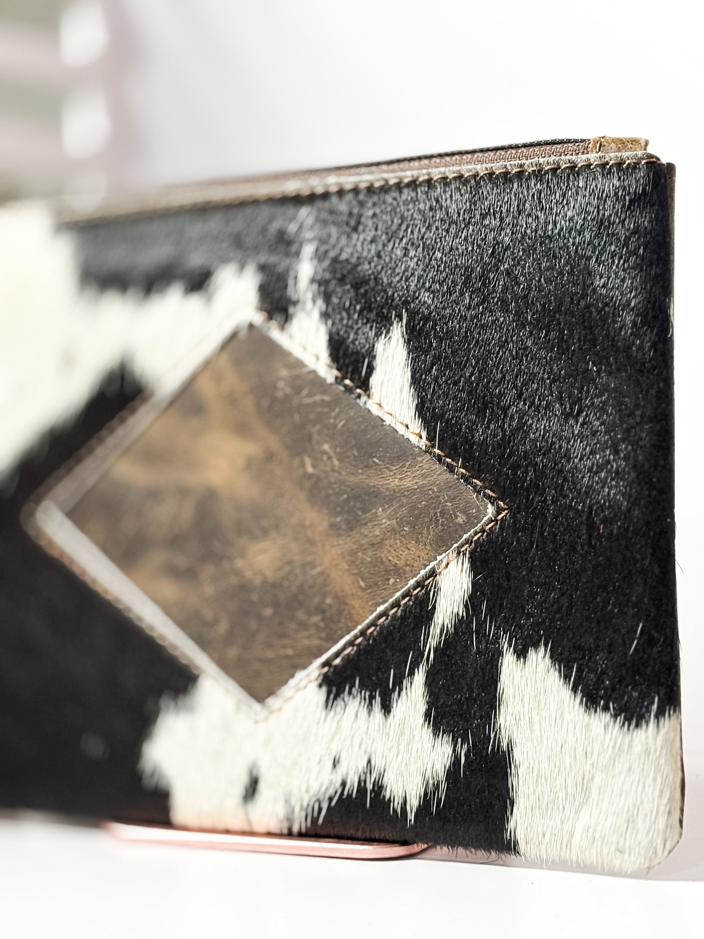 The Daisy Black Wristlet — Bold Beauty with a Western Edge