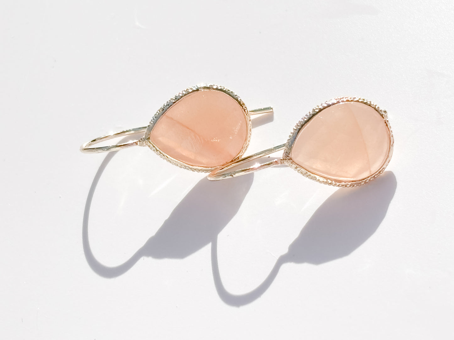 Sun Kissed Serenity Sunstone Earrings- Natural and Hypoallergenic Earrings