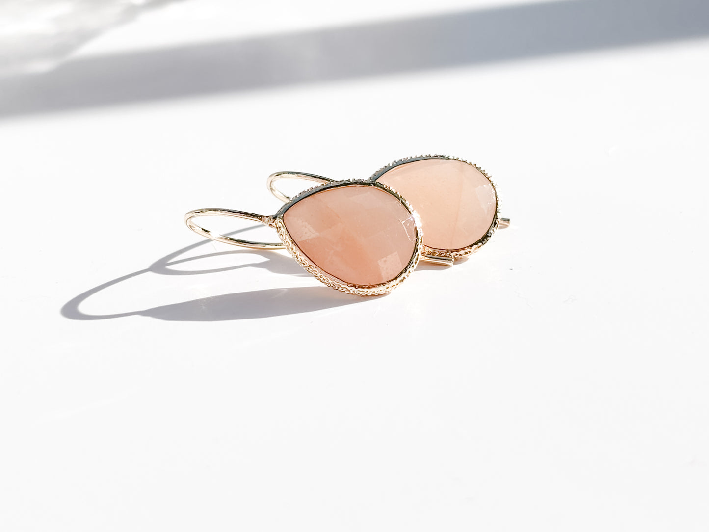 Sun Kissed Serenity Sunstone Earrings- Natural and Hypoallergenic Earrings