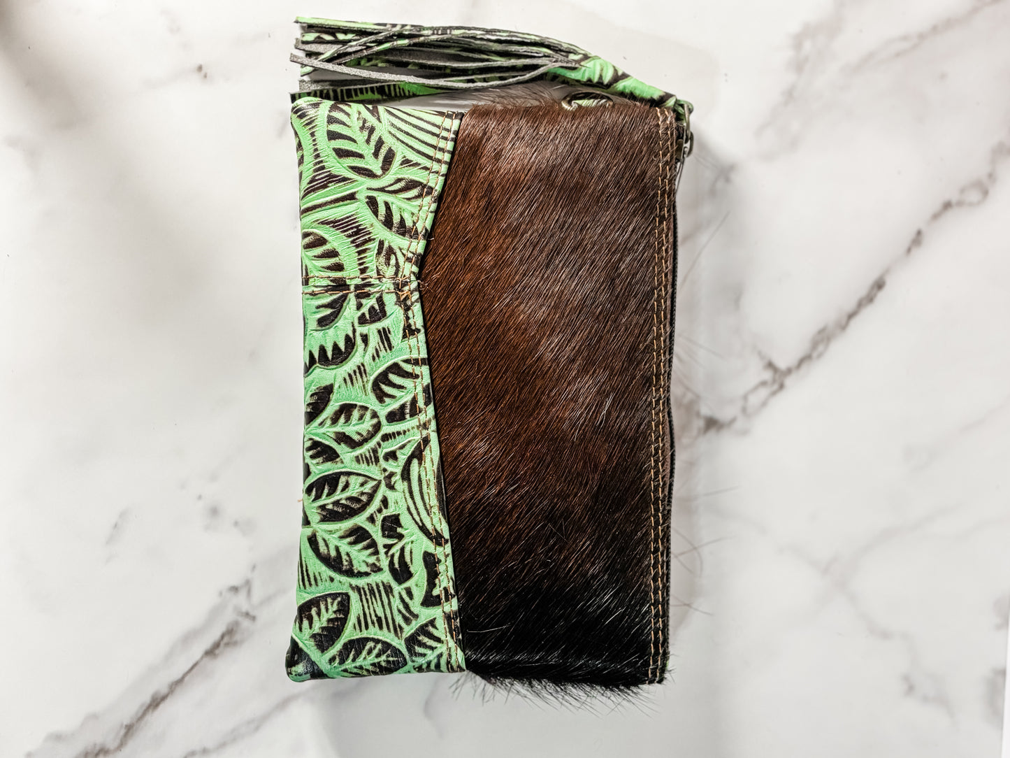 Ella Mint Wristlet