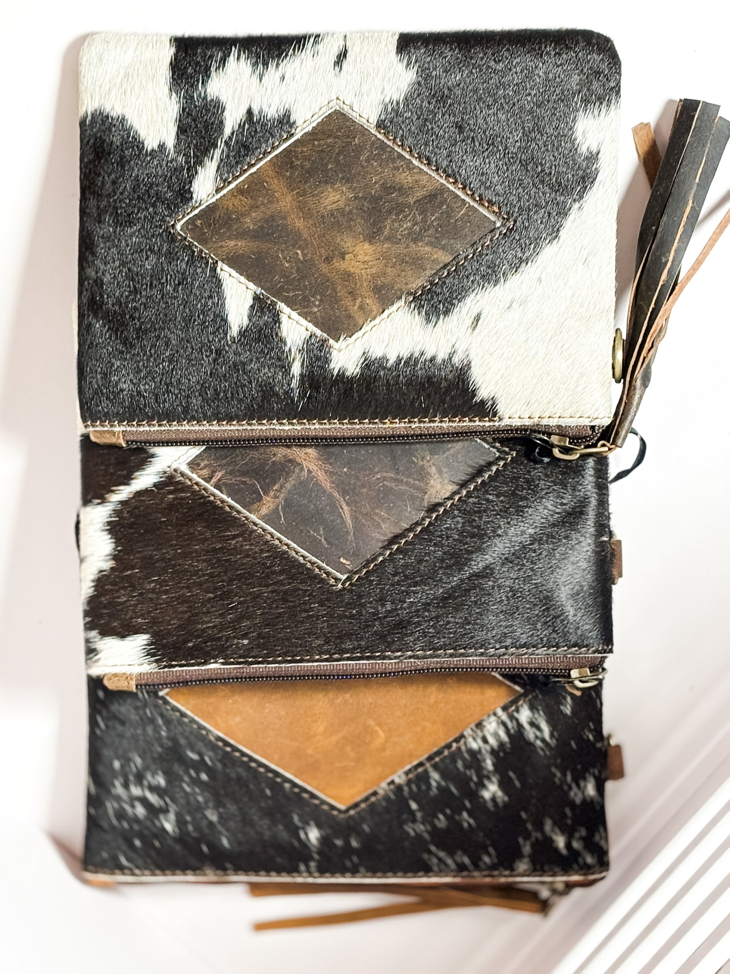 The Daisy Black Wristlet — Bold Beauty with a Western Edge